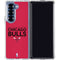 NBA Chicago Bulls Standard - Red Galaxy Z Fold6 Clear Case
