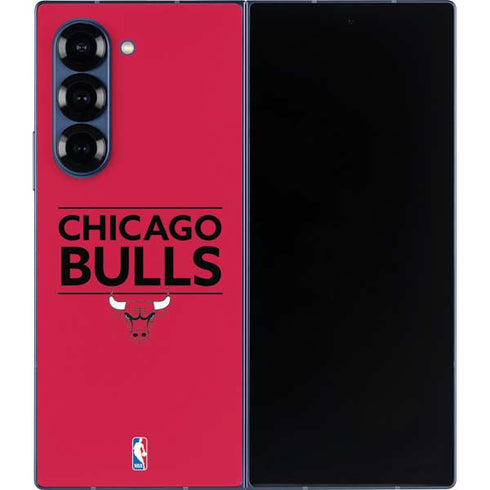 NBA Chicago Bulls Standard - Red Galaxy Z Fold6 Skin
