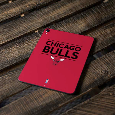 NBA Chicago Bulls Standard - Red Apple iPad Pro Skin