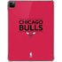 NBA Chicago Bulls Standard - Red iPad Pro 11in (2024) Clear Case