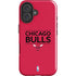 NBA Chicago Bulls Standard - Red iPhone 16 Impact Case
