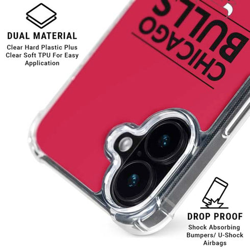 NBA Chicago Bulls Standard - Red iPhone 16 MagSafe Case