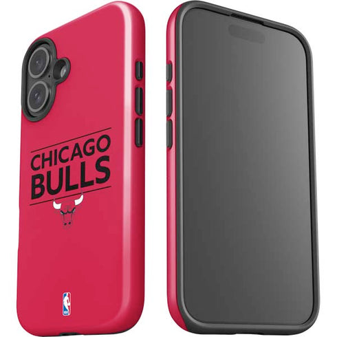 NBA Chicago Bulls Standard - Red iPhone 16 Plus Impact Case