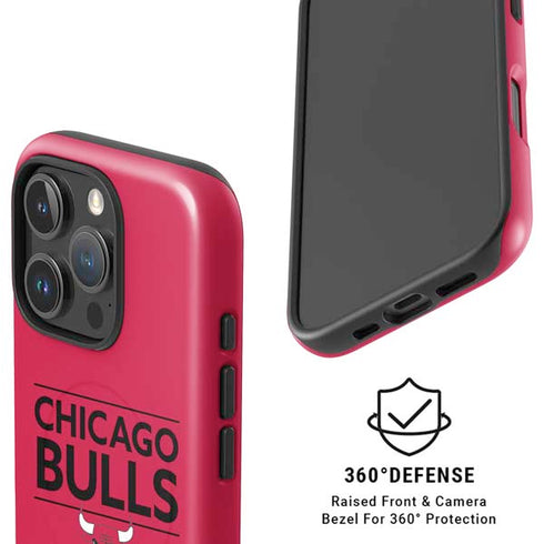 NBA Chicago Bulls Standard - Red iPhone 16 Pro Max Magsafe Impact Case