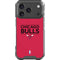 NBA Chicago Bulls Standard - Red iPhone 18 Pro Clear Case