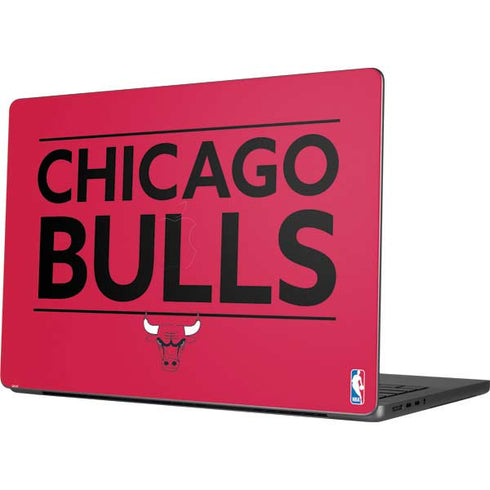 NBA Chicago Bulls Standard - Red Apple MacBook Pro 14-inch Skin
