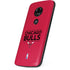 NBA Chicago Bulls Standard - Red Moto E5 Play Skin