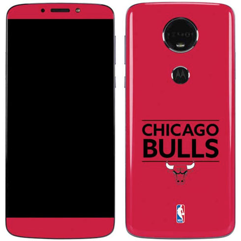 NBA Chicago Bulls Standard - Red Moto E5 Plus Skin