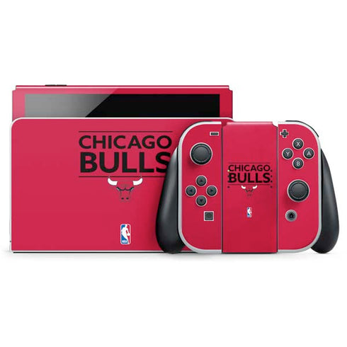 NBA Chicago Bulls Standard - Red Nintendo Skins