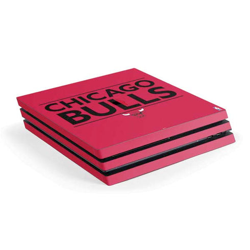 NBA Chicago Bulls Standard - Red PlayStation PS4 Skins