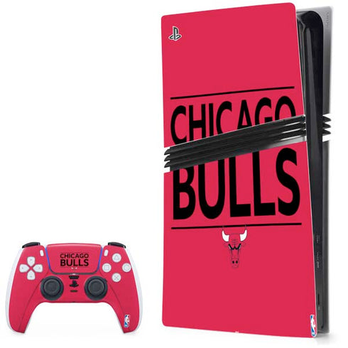 NBA Chicago Bulls Standard - Red PS5 Pro Bundle Skin