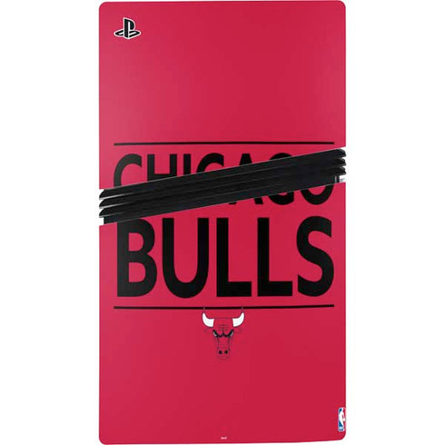NBA Chicago Bulls Standard - Red PS5 Pro Console Skin