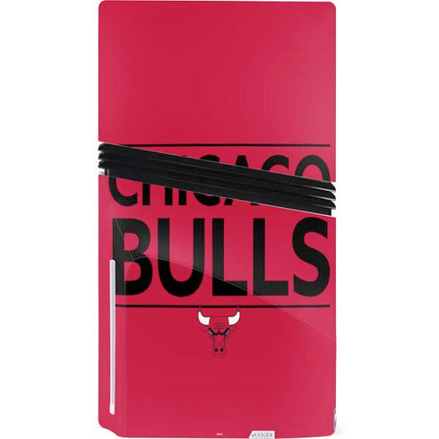 NBA Chicago Bulls Standard - Red PS5 Pro Disk Console Skin