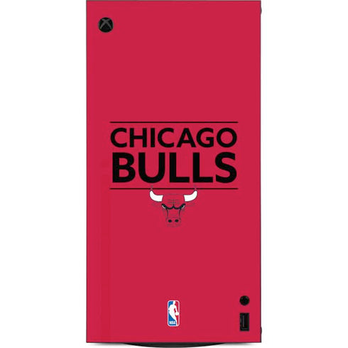 NBA Chicago Bulls Standard - Red XBox Series X Digital Edition Console Skin