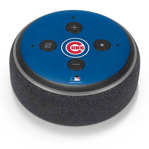 MLB Chicago Cubs - Solid Distressed Amazon Echo Dot Skin