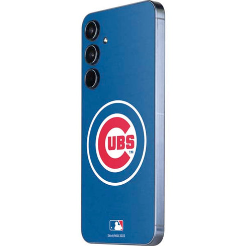 MLB Chicago Cubs - Solid Distressed Galaxy A35 5G Skin