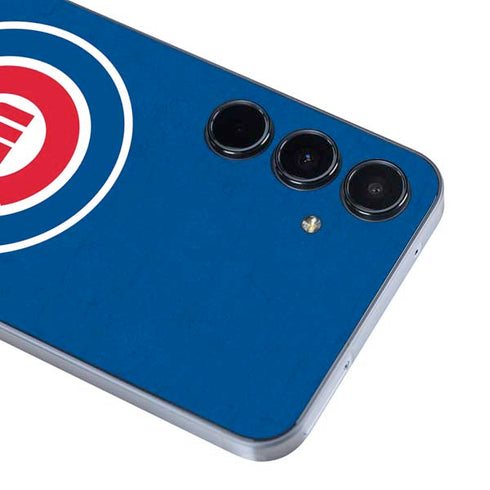 MLB Chicago Cubs - Solid Distressed Galaxy A35 5G Skin