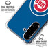 MLB Chicago Cubs - Solid Distressed Galaxy A36 5G Clear Case