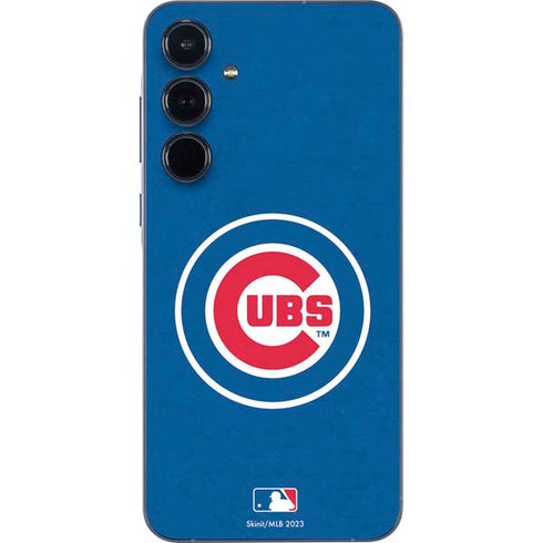 MLB Chicago Cubs - Solid Distressed Galaxy A36 5G Skin