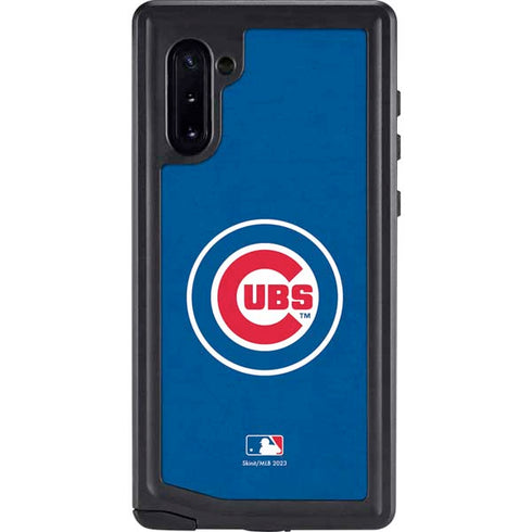 MLB Chicago Cubs - Solid Distressed Galaxy Cases
