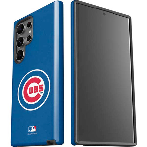 MLB Chicago Cubs - Solid Distressed Galaxy S23 Ultra Pro Case