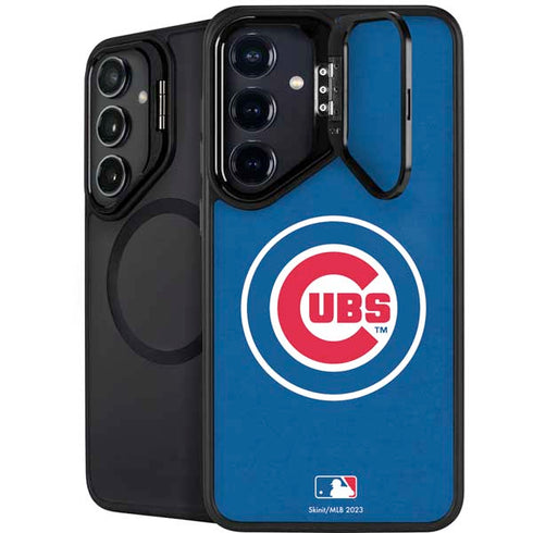 MLB Chicago Cubs - Solid Distressed Galaxy S25 Kickstand Case