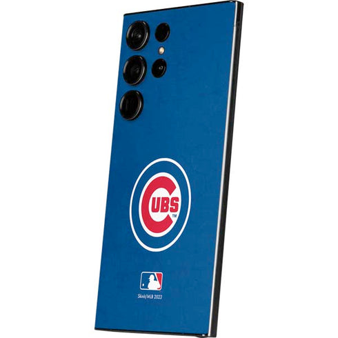 MLB Chicago Cubs - Solid Distressed Galaxy S25 Ultra Skin