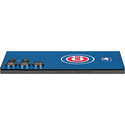 MLB Chicago Cubs - Solid Distressed Galaxy S25 Ultra Skin
