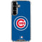 MLB Chicago Cubs - Solid Distressed Galaxy S26 Clear Case