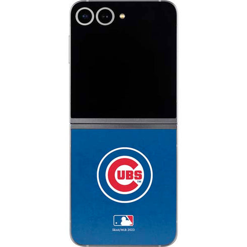 MLB Chicago Cubs - Solid Distressed Galaxy Z Flip6 Skin