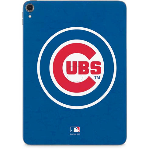 MLB Chicago Cubs - Solid Distressed Apple iPad Pro Skin