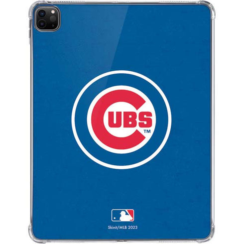 MLB Chicago Cubs - Solid Distressed iPad Pro 11in (2024) Clear Case