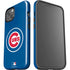 MLB Chicago Cubs - Solid Distressed iPhone 15 Impact Case