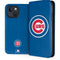 MLB Chicago Cubs - Solid Distressed iPhone 15 Plus Folio Case