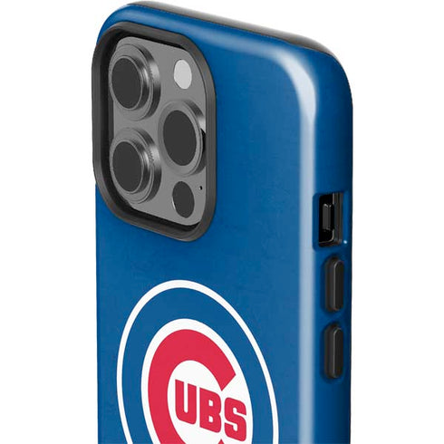 MLB Chicago Cubs - Solid Distressed iPhone 15 Pro Impact Case
