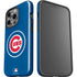 MLB Chicago Cubs - Solid Distressed iPhone 15 Pro Impact Case