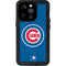 MLB Chicago Cubs - Solid Distressed iPhone 15 Pro Waterproof Case
