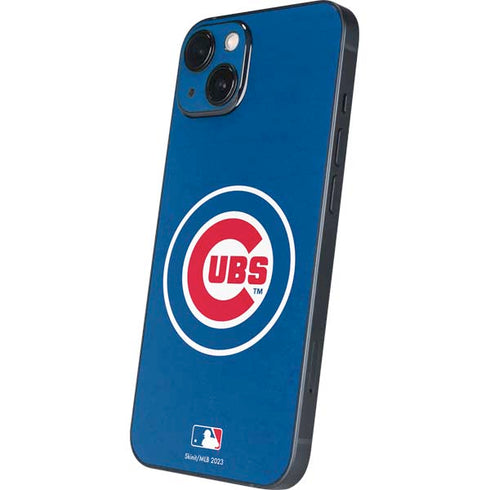 MLB Chicago Cubs - Solid Distressed iPhone 15 Skin
