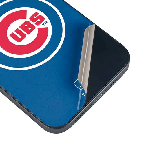 MLB Chicago Cubs - Solid Distressed iPhone 15 Skin