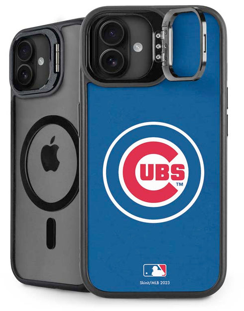 MLB Chicago Cubs - Solid Distressed iPhone 16 Plus Kickstand Case