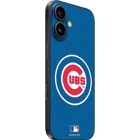 MLB Chicago Cubs - Solid Distressed iPhone 16 Plus Skin