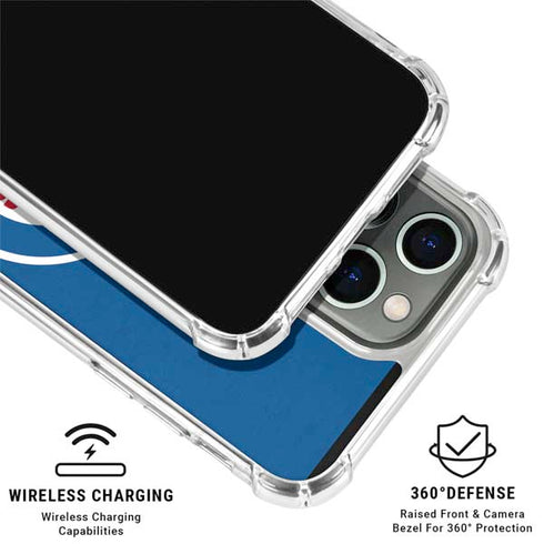 MLB Chicago Cubs - Solid Distressed iPhone 16 Pro Max Clear Case