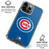 MLB Chicago Cubs - Solid Distressed iPhone 16 Pro Max Clear Case