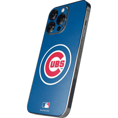 MLB Chicago Cubs - Solid Distressed iPhone 16 Pro Max Skin