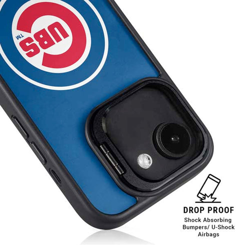 MLB Chicago Cubs - Solid Distressed iPhone 16e Kickstand Case