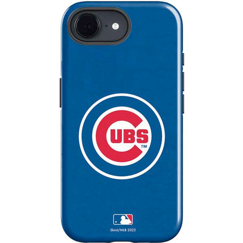 MLB Chicago Cubs - Solid Distressed iPhone 16e Impact Case