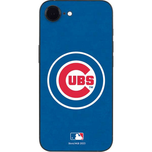 MLB Chicago Cubs - Solid Distressed iPhone 16e Skin