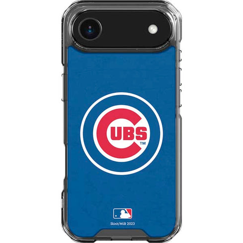 MLB Chicago Cubs - Solid Distressed iPhone 17 Air Clear Case