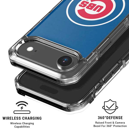 MLB Chicago Cubs - Solid Distressed iPhone 17 Air Clear Case