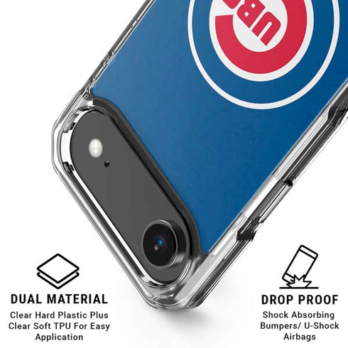 MLB Chicago Cubs - Solid Distressed iPhone 17 Air Clear Case